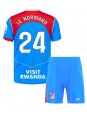 Atletico Madrid Robin Le Normand #24 Replika Tredje Kläder Barn 2025-26 Kortärmad (+ byxor)